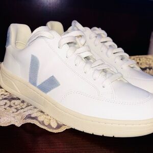 Veja White and Light Gray Sneakers